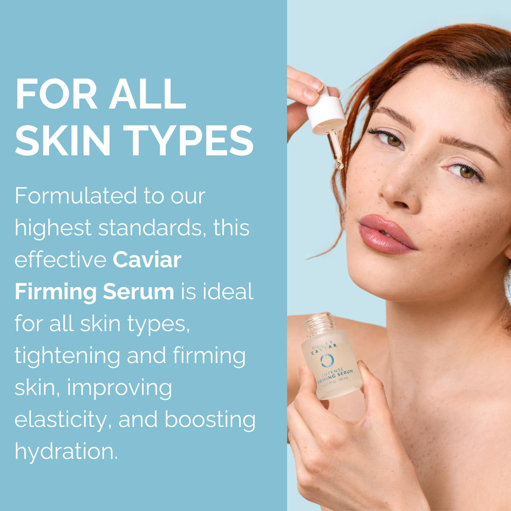 Noche Y Dia Caviar Serum near eye area demonstrates lifting potential