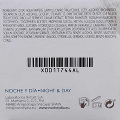 Noche Y Dia Ocean Caviar Face Cream on skin with subtle glow