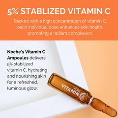 Noche Y Dia Vitamin C Ampoule Oil absorbs without grease.