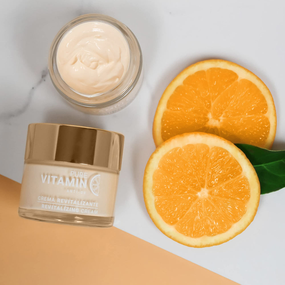 Noche Y Dia Vitamin C Cream with serum pairing for enhanced hydration options.
