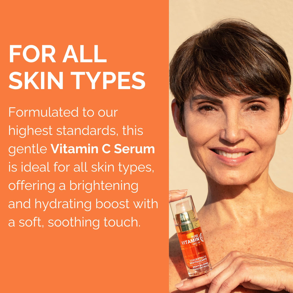Noche Y Dia Vitamin C Serum ingredients: ascorbic acid, lemon, kiwi oil, brightening.