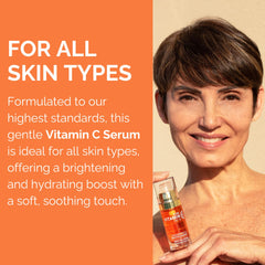 Noche Y Dia Vitamin C Serum ingredients: ascorbic acid, lemon, kiwi oil, brightening.