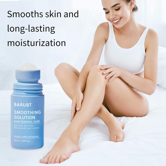NOEEWUPO serum applied to underarms for gentle, non-greasy care