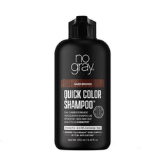 No Gray Quick Color bottle with dual-chamber pump for fresh color mix.