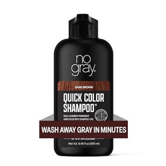No Gray Quick Color Shampoo ammonia-free formula for gentle weekly use.