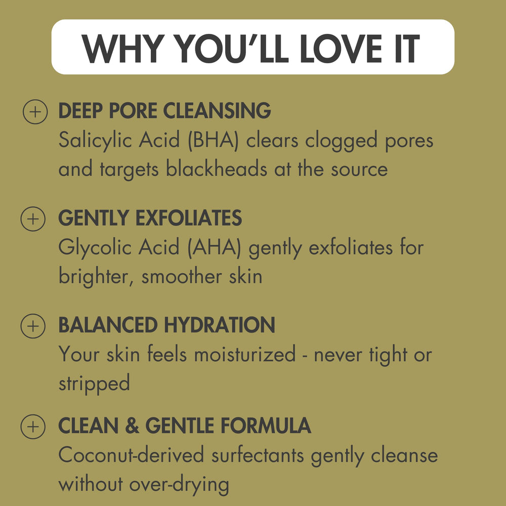 NOLIO BHA Cleanser suitable for AM and PM routines.