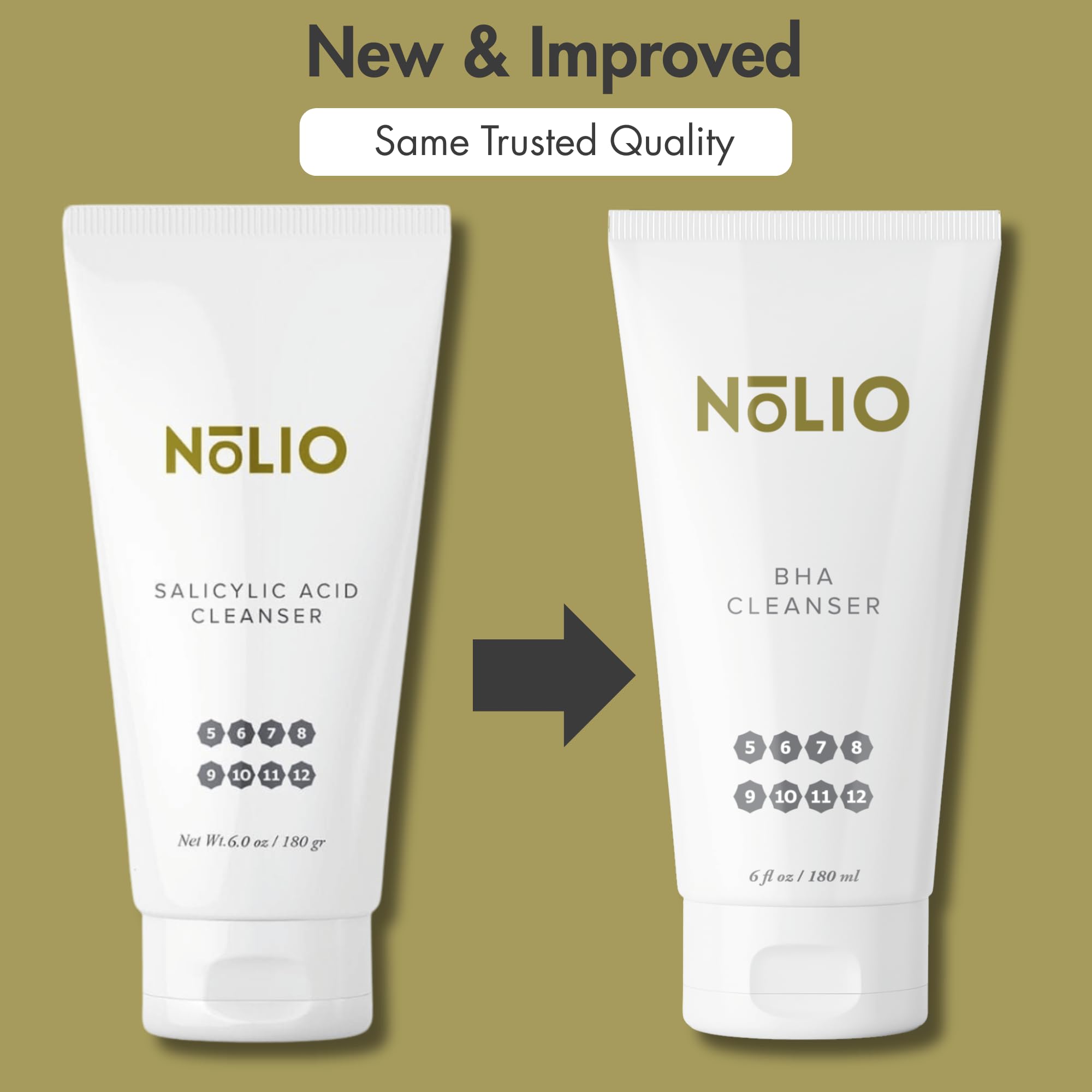 NOLIO BHA Cleanser in a daily skincare routine for clear, balanced skin.