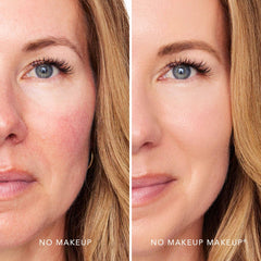 No Makeup Makeup FlexShade technology swatch shows skin-tone adaptive matching in action