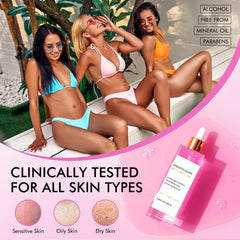 Strawberry vanilla after shave oil non greasy formula delivers fast absorption.