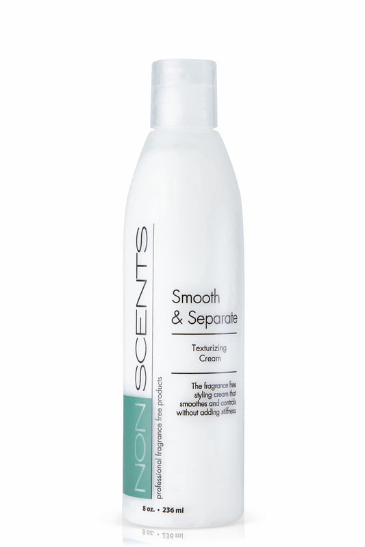 Nonscents fragrance-free curl cream bottle showing unscented styling for sensitive noses and smooth curls.