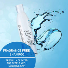 Wheat protein boosts strength in Nonscents fragrance-free shampoo.