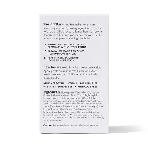 Nood Buff Bar plant enzymes and antioxidants brighten the skin
