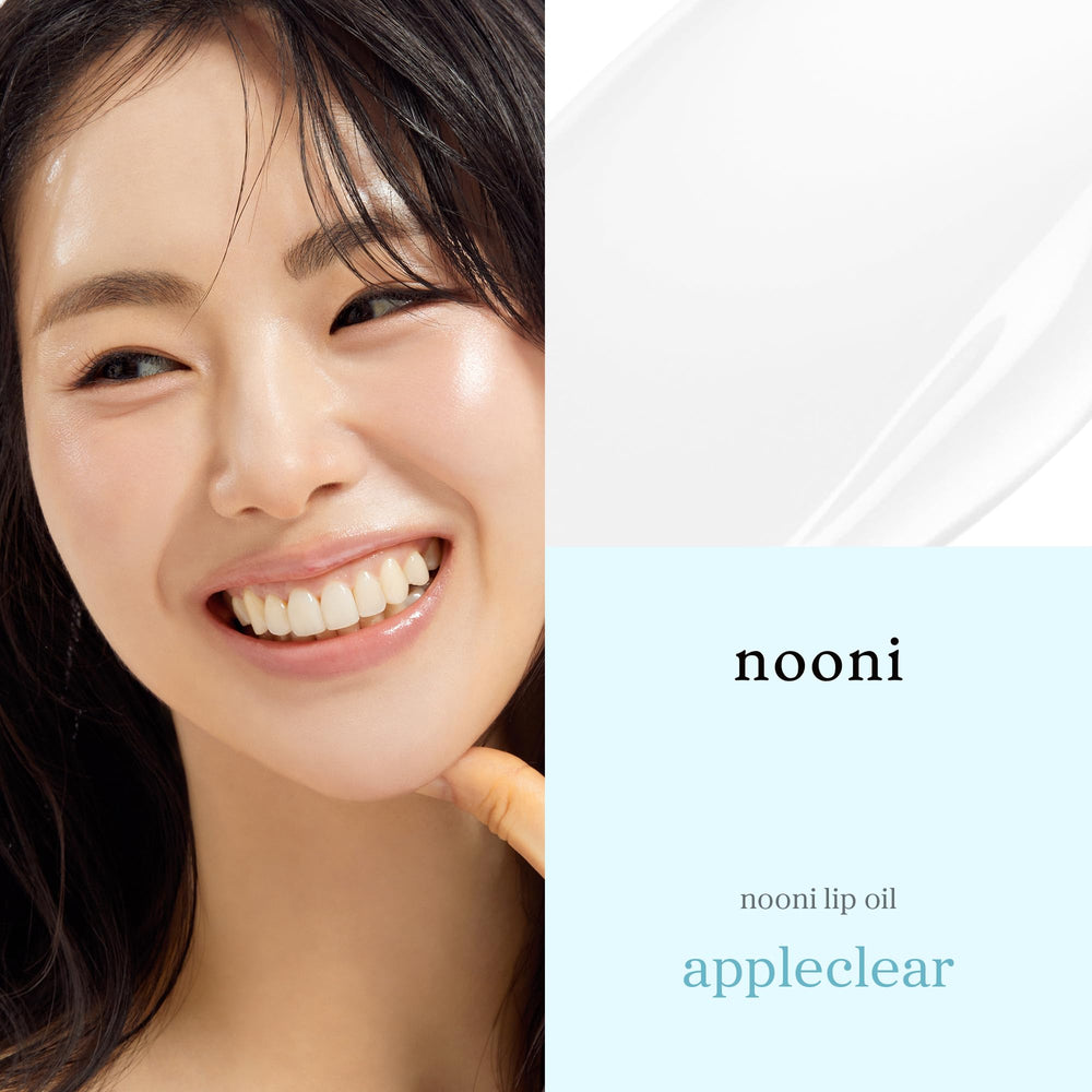 NOONI Appleclear Lip Oil applicator tip for precise application.