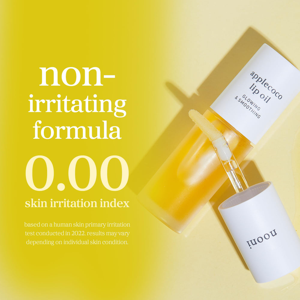 NOONI Applecoco lip oil applicator for quick touch-ups