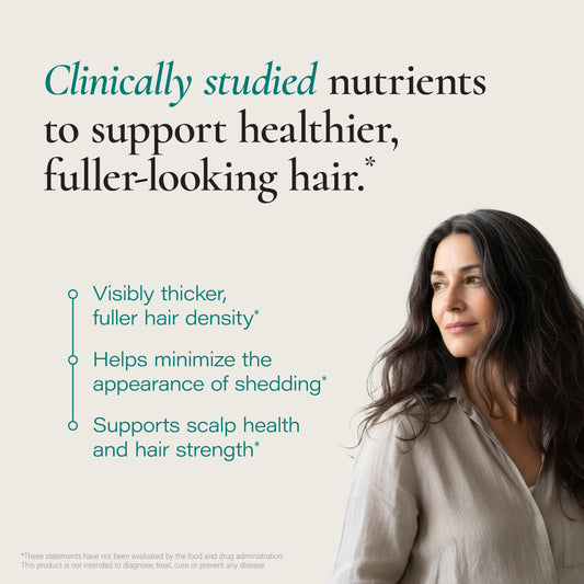 Close-up of Noophoric capsules for daily hair support
