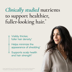 Close-up of Noophoric capsules for daily hair support
