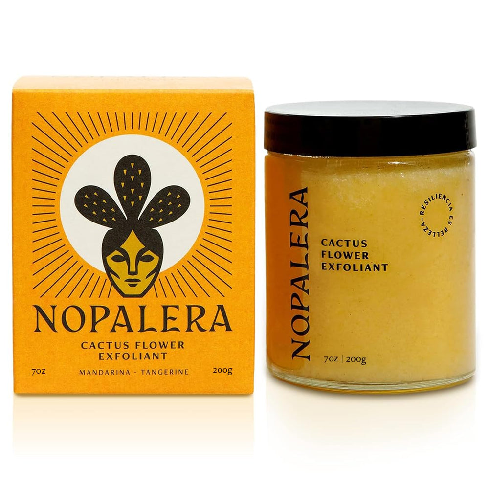 Nopalera cactus body polish Tangerine bottle for daily cleansing and hydration