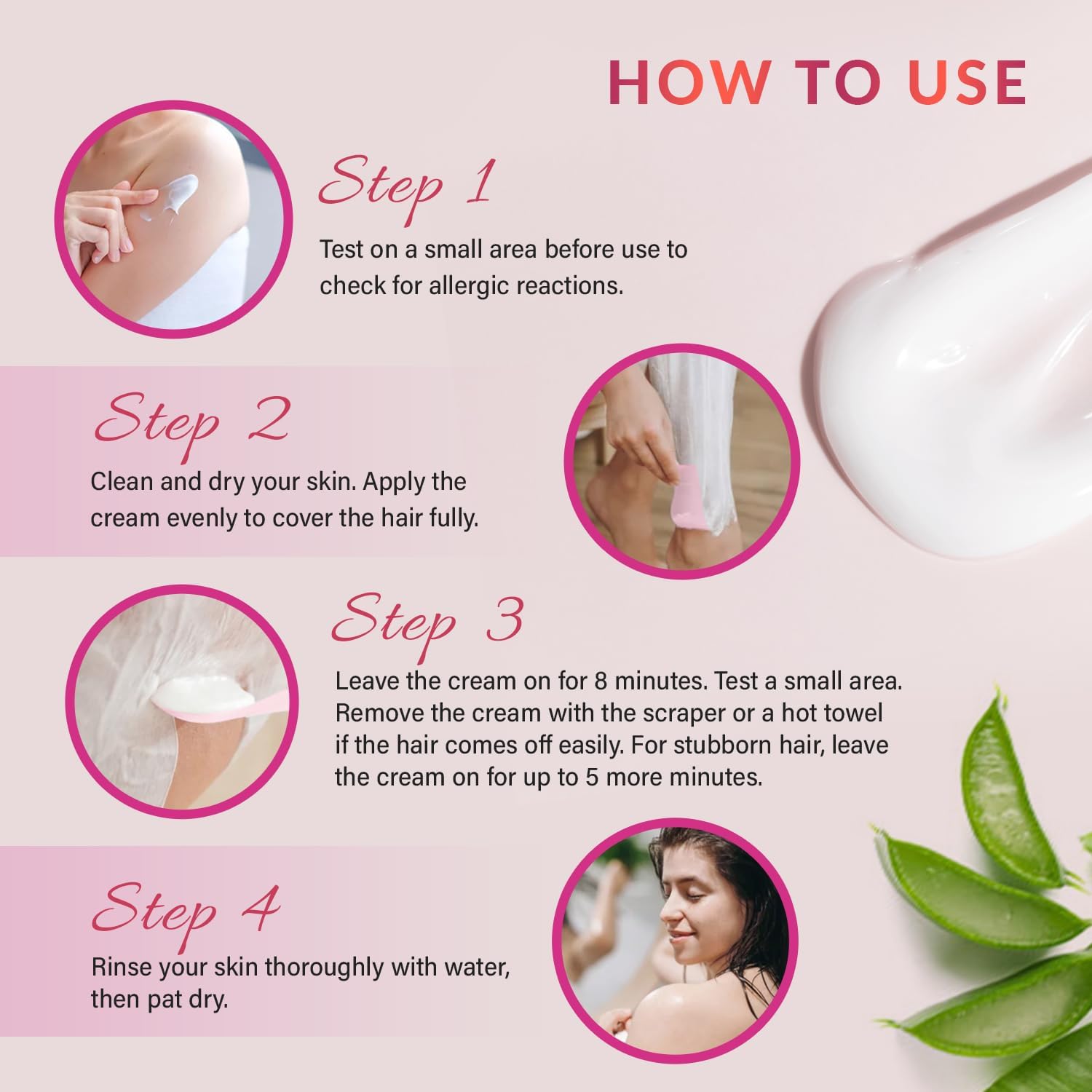 NOPUNZEL aloe vera and vitamin E ingredients support soothing care.