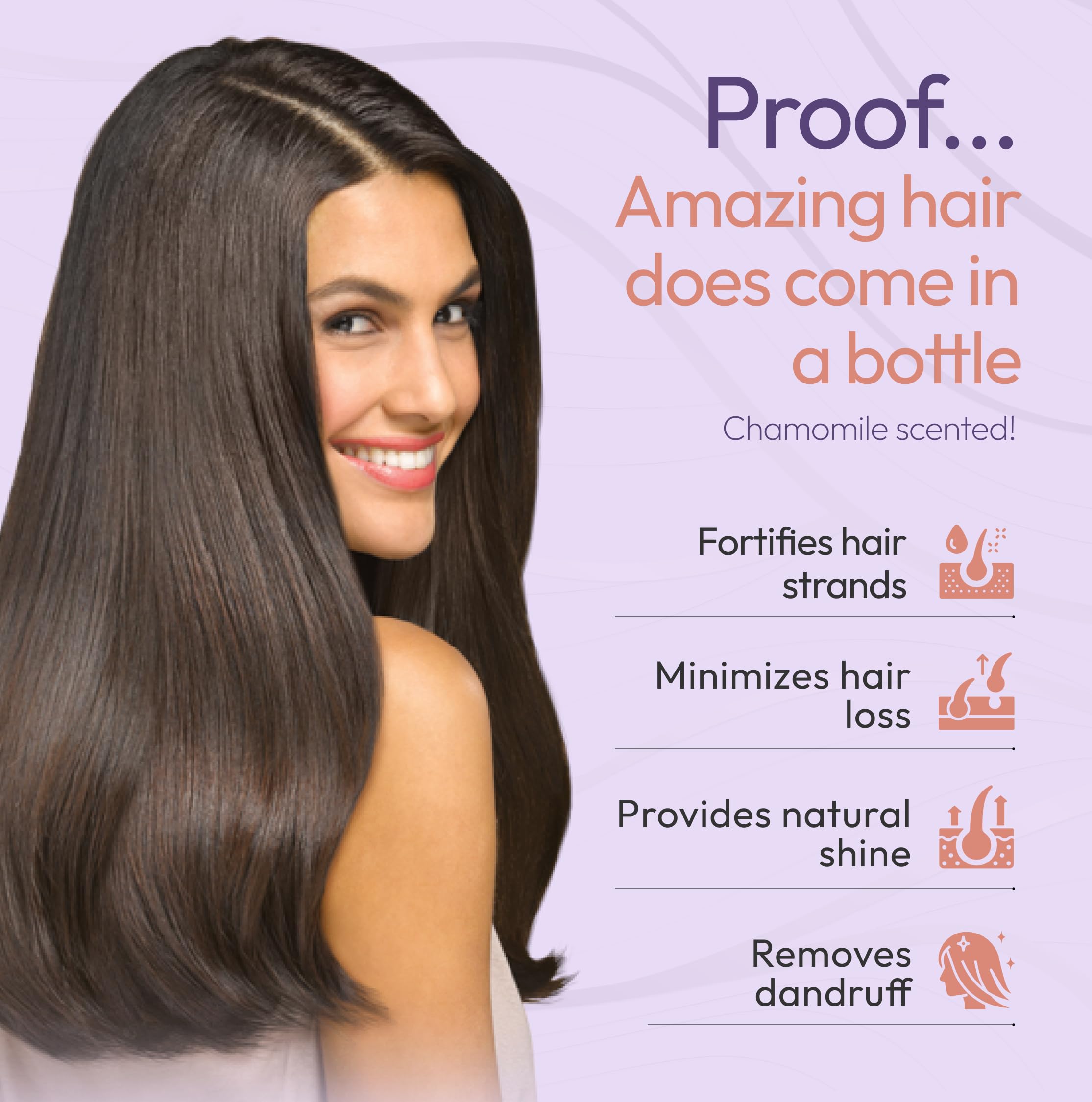 Nora Ross aloe vera and chamomile hydration in a bottle for scalp comfort