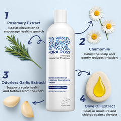 Shampoo lather close up emphasizes gentle cleansing for normal to dry hair