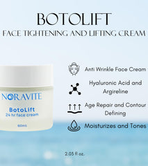 Noravite Botolift dispense action illustrating convenient dosing for 24-hour hydration