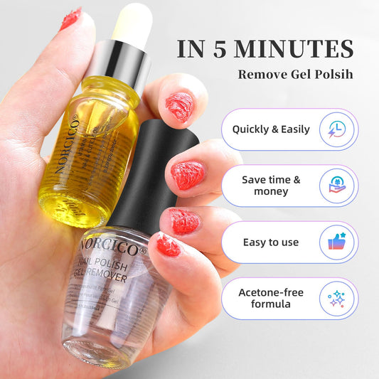 Norcico cuticle oil bottle provides daily hydration for nails