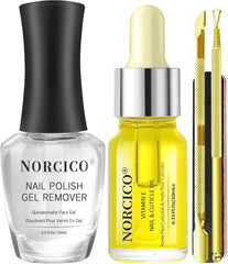Norcico gel polish remover bottle for quick, gentle gel lift