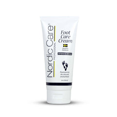 Nordic Care Foot Care Cream Intensive Repair jar closeup showing rich formula for dry feet and cracked heels
