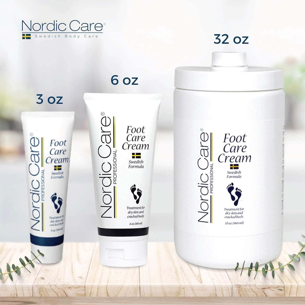 Nordic Care Foot Care Cream provides silky hydration for feet and legs