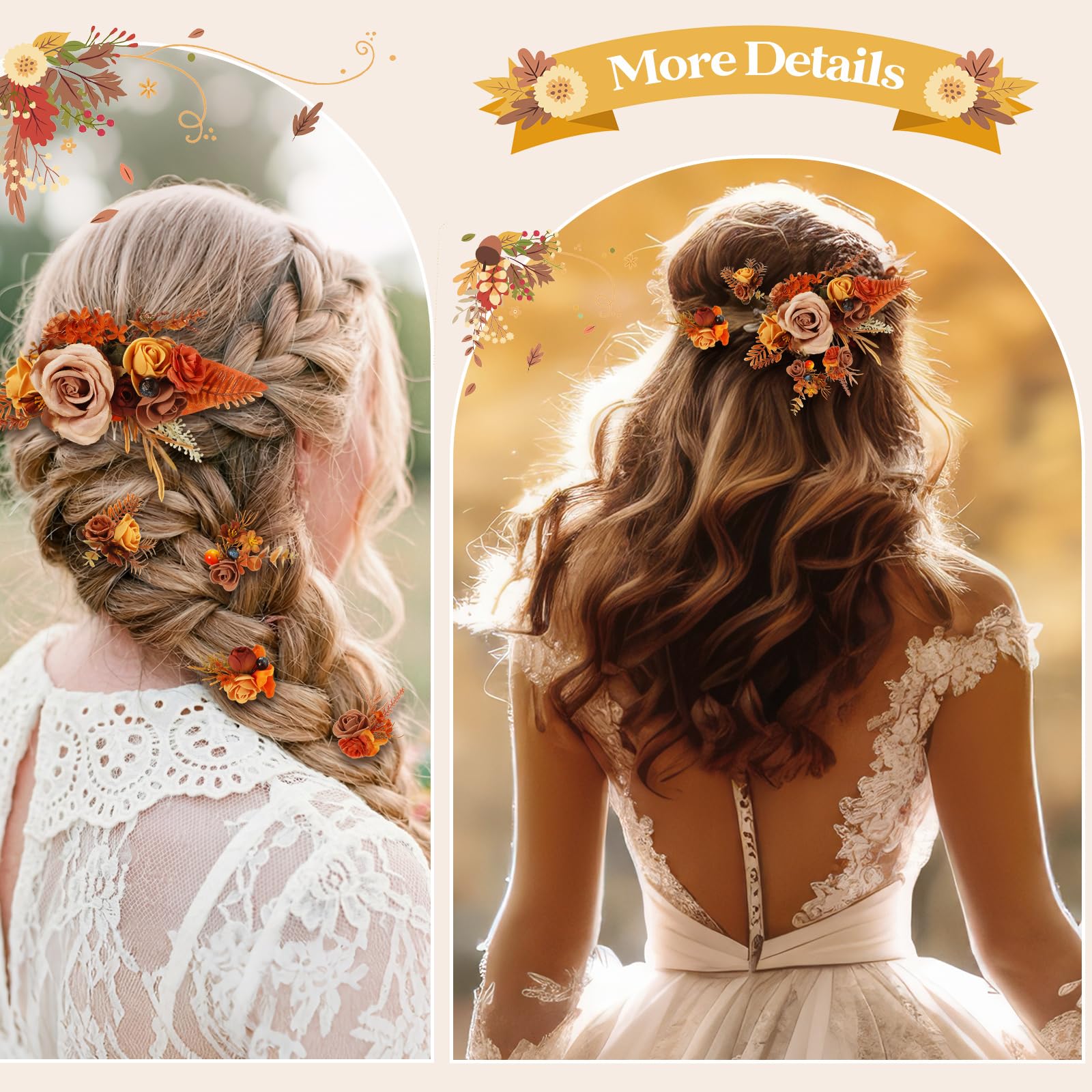 Norme bridal hairstyle accessory stays in place for long-lasting ceremony moments.