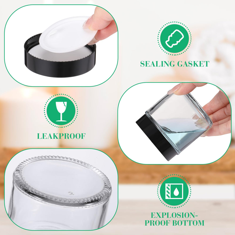 Norme leakproof airtight jars keep contents secure and mess-free