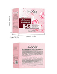 Patches on eye area deliver a dewy, firmer look