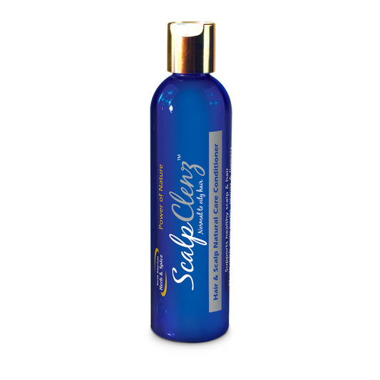 North American Herb & Spice ScalpClenz bottle front showing a natural scalp care formula.