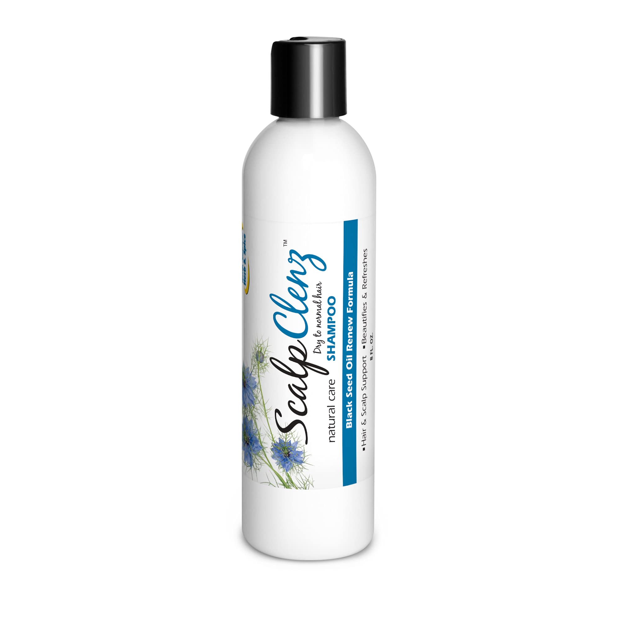 North American Herb & Spice ScalpClenz Shampoo bottle front for refreshing scalp care