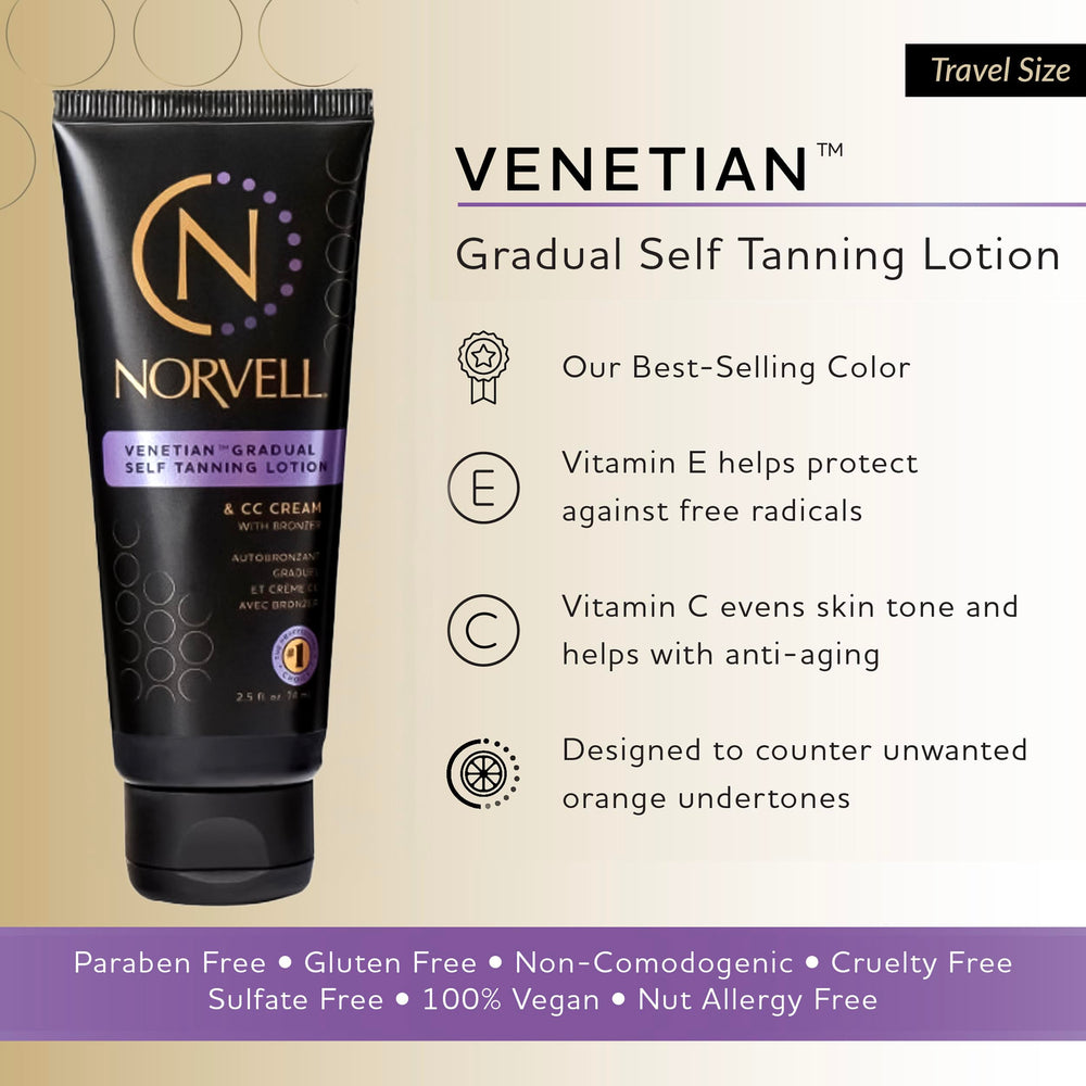 Norvell gradual color-extender moisturizer delivers buildable glow with daily hydration.
