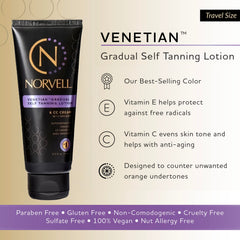 Norvell gradual color-extender moisturizer delivers buildable glow with daily hydration.