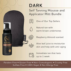 Norvell streak-free tanning mitt for seamless, mess-free application
