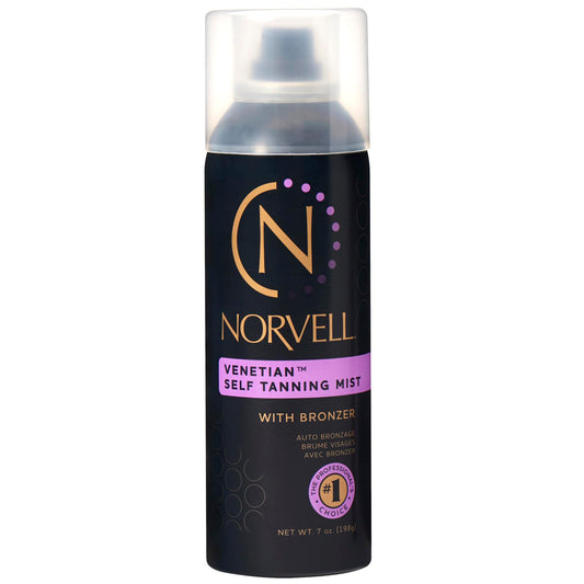 Norvell Venetian Mist bottle close-up for smooth, even coverage.