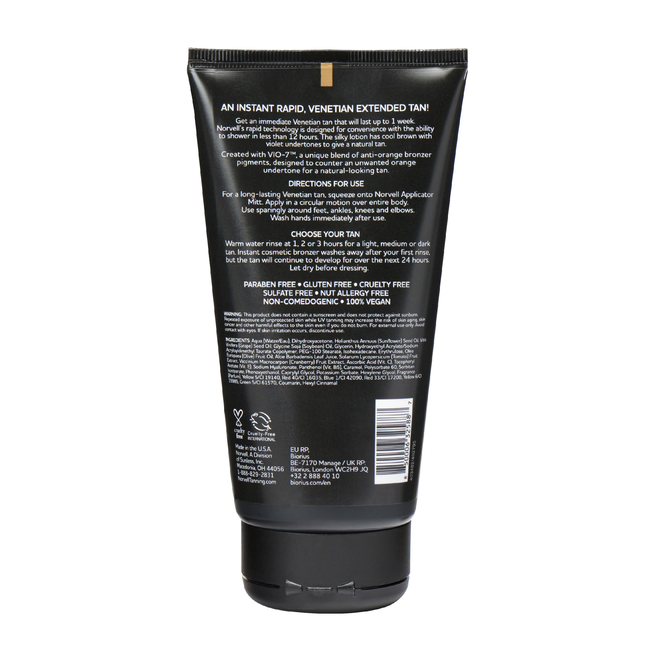 Norvell Venetian Rapid anti-orange concept image implying natural bronze.