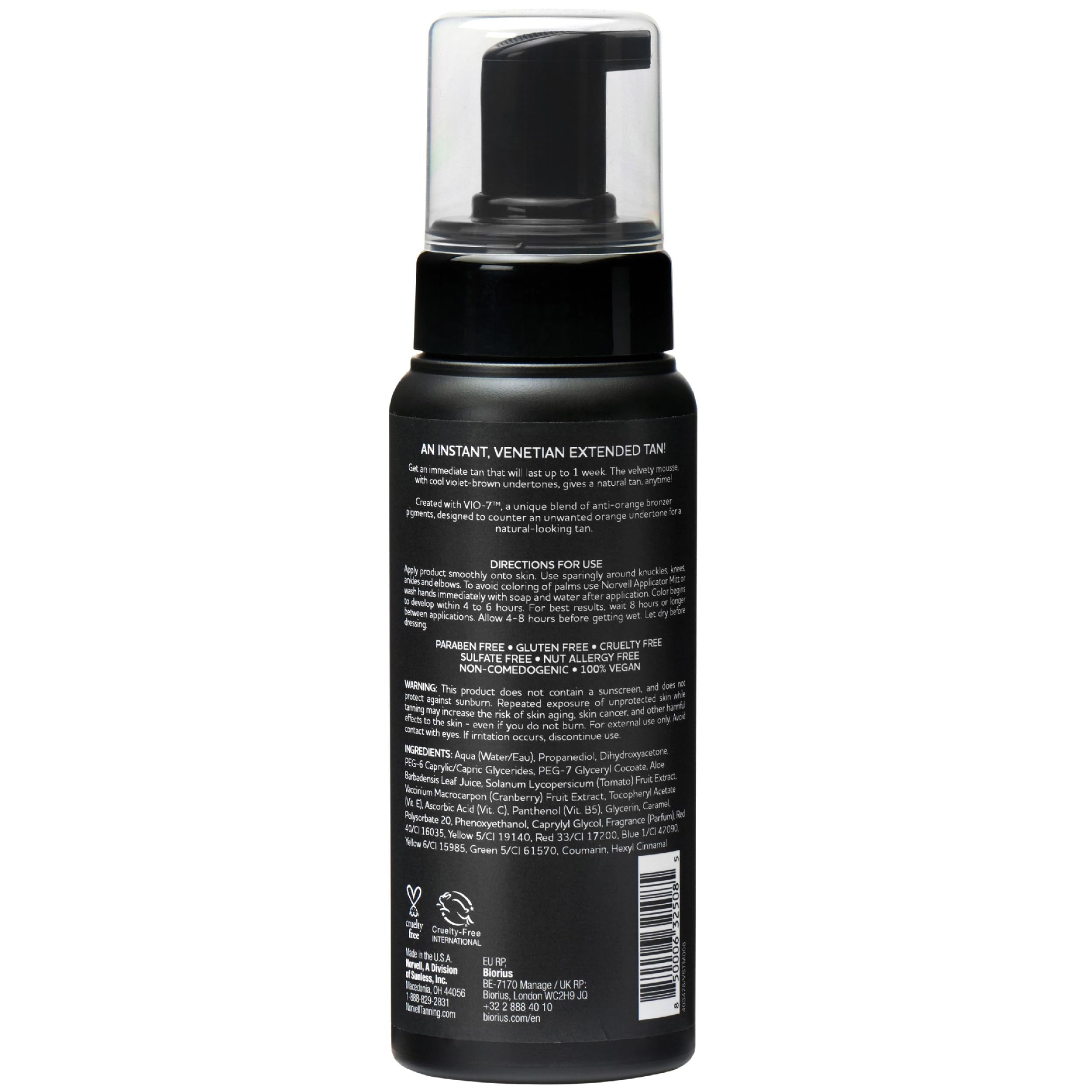 Norvell Venetian self tanning set ready for a smooth, even application.