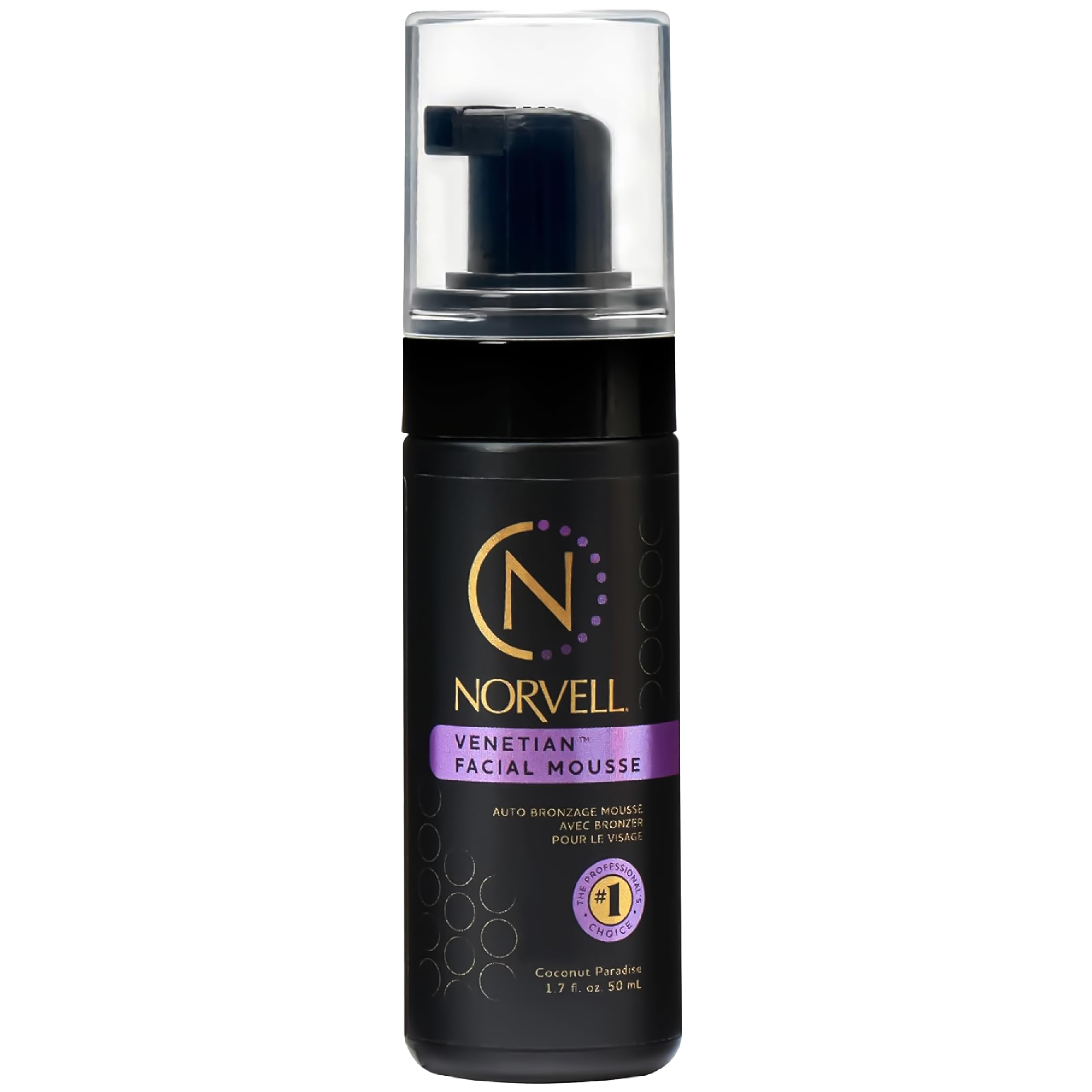 Norvell Venetian Sunless Mousse bottle for a natural-looking tan