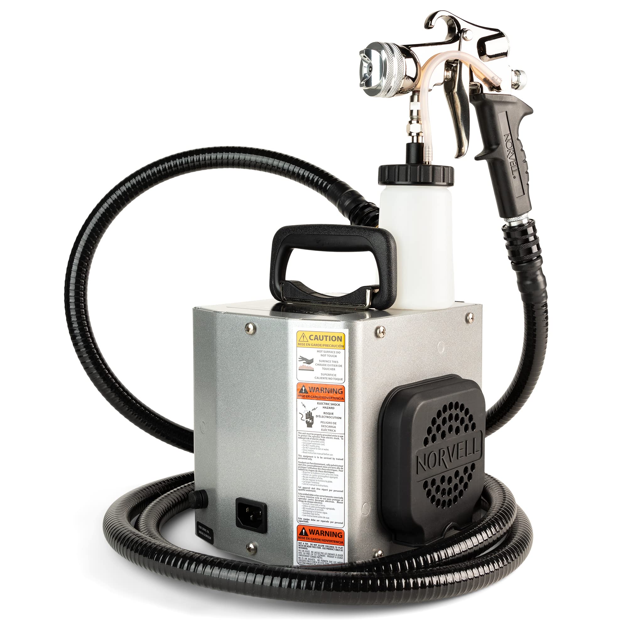 Z-Gun with HVLP technology delivers controlled, even color with minimal overspray.