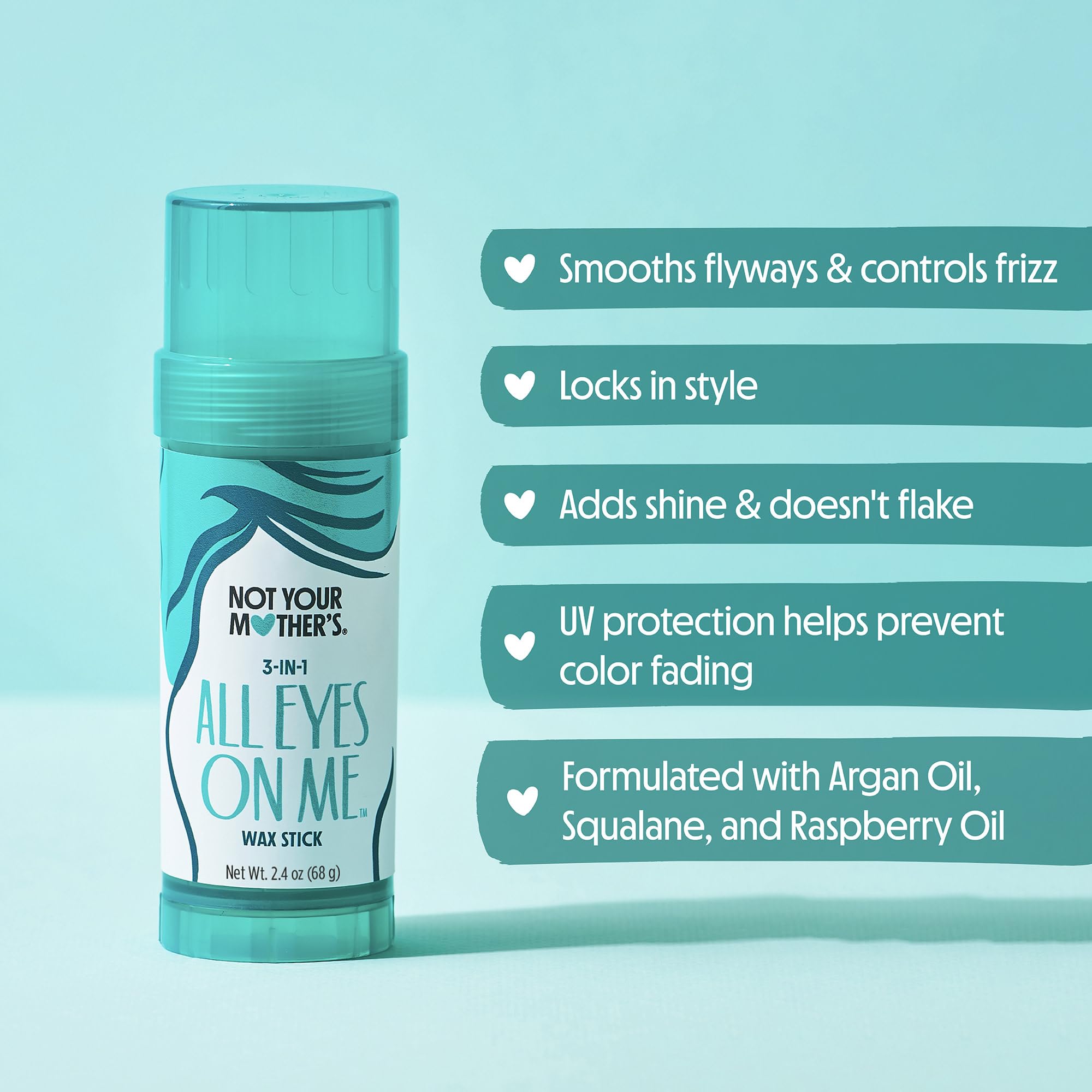 Not Your Mother's All Eyes On Me leave-in spray close-up showing Berry Vanilla scent