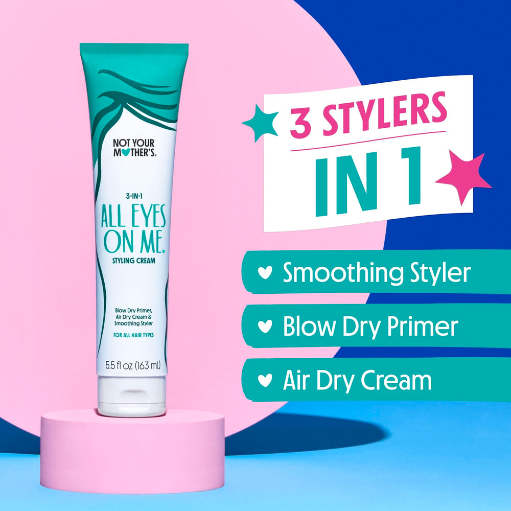 Not Your Mother's All Eyes On Me wax stick twist demonstrating shine and hold