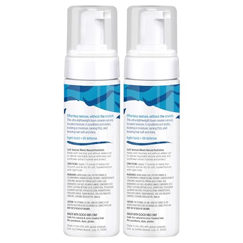 Not Your Mother's Beach Babe Texturizing Foam all-hair-types suitability makes styling versatile.