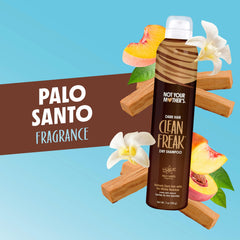 Not Your Mother's Clean Freak Dark Hair Dry Shampoo absorbs oil quickly to refresh.