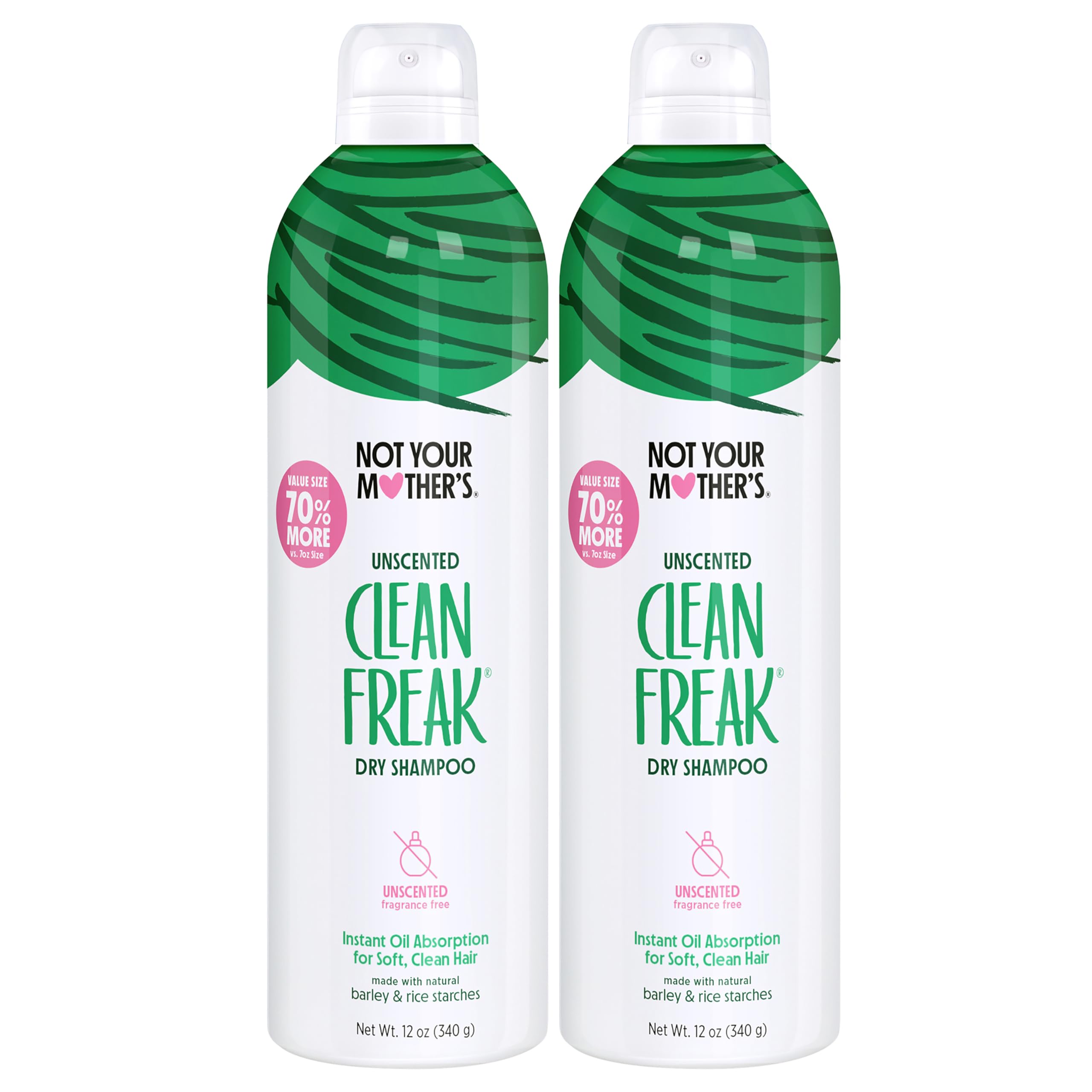 Not Your Mother's Dry Shampoo spray applying to roots for instant lift
