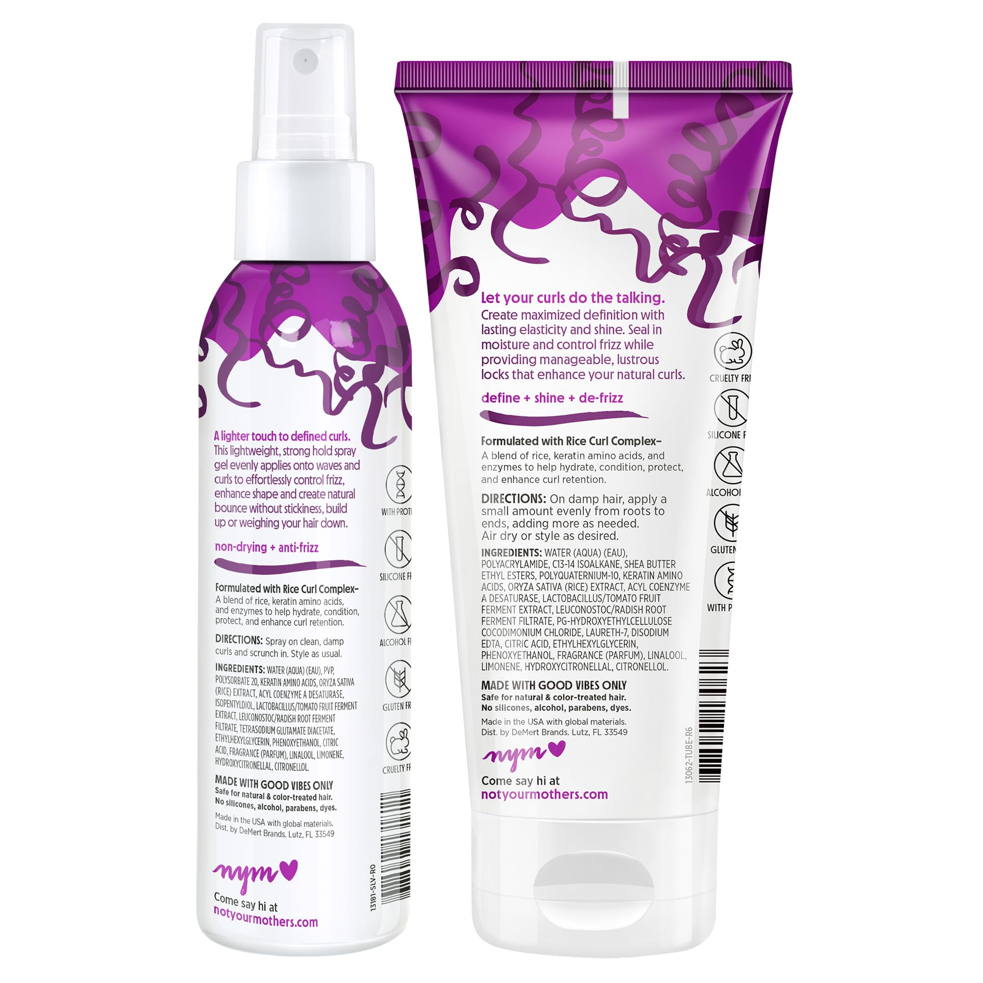 Not Your Mother's Curl Talk 2-pack display for all curl types