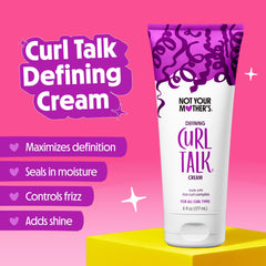 Not Your Mother's Curl Talk defining cream application adds moisture and shine