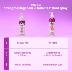 Not Your Mother's Curl Talk model with defined curls after use